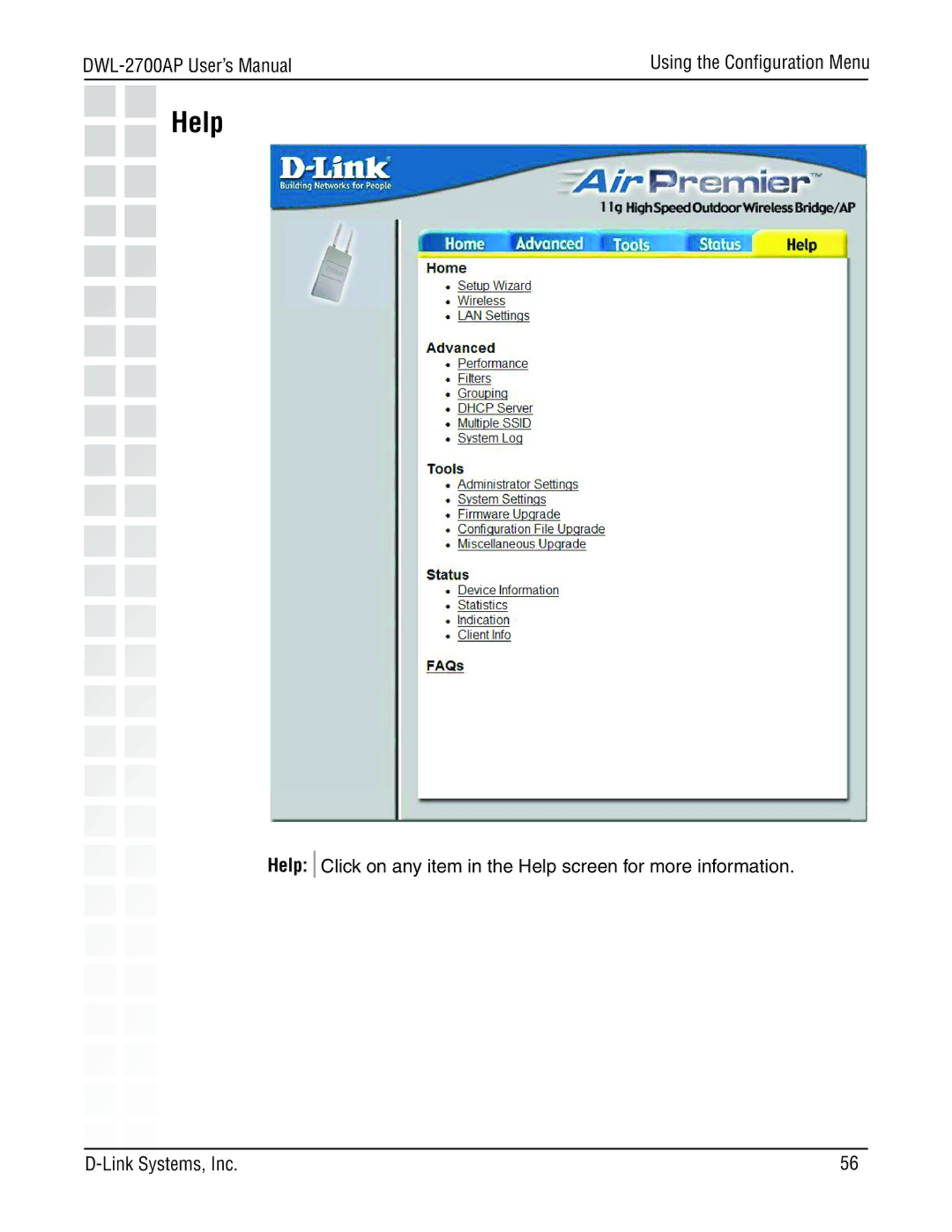 D-Link DWL-2700AP manual Help 