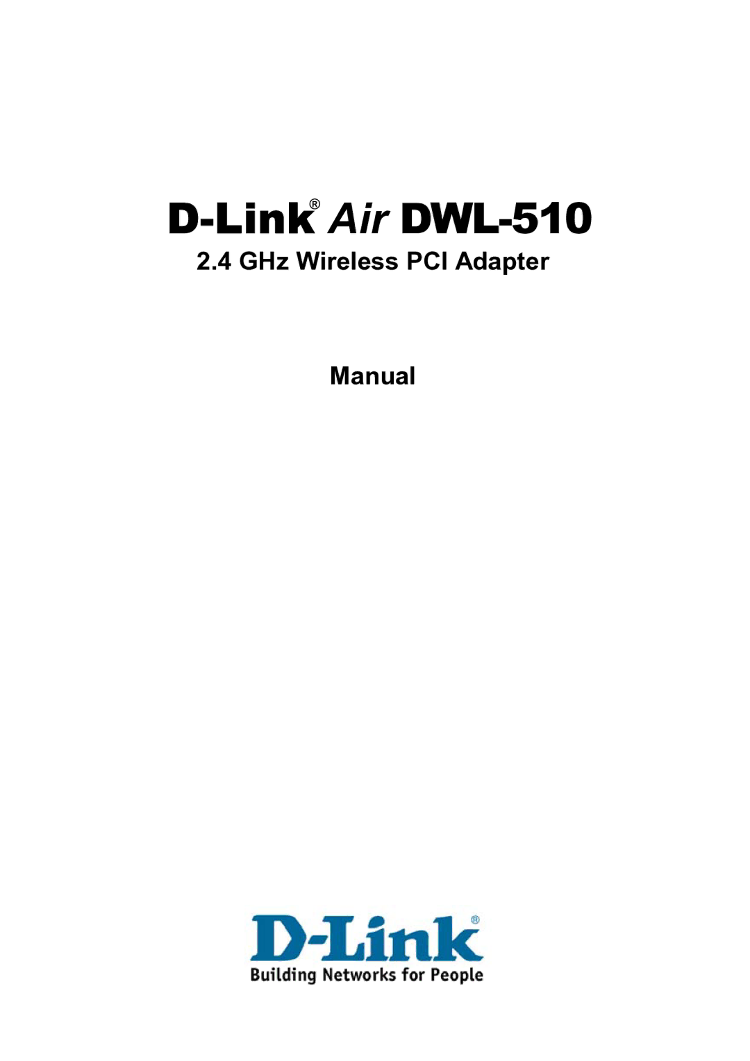 D-Link manual LinkAir DWL-510 