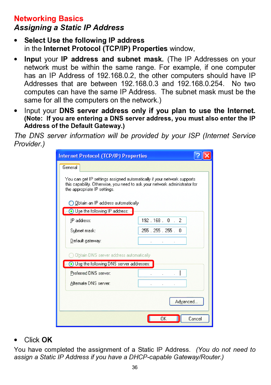 D-Link DWL-510 manual Click OK 