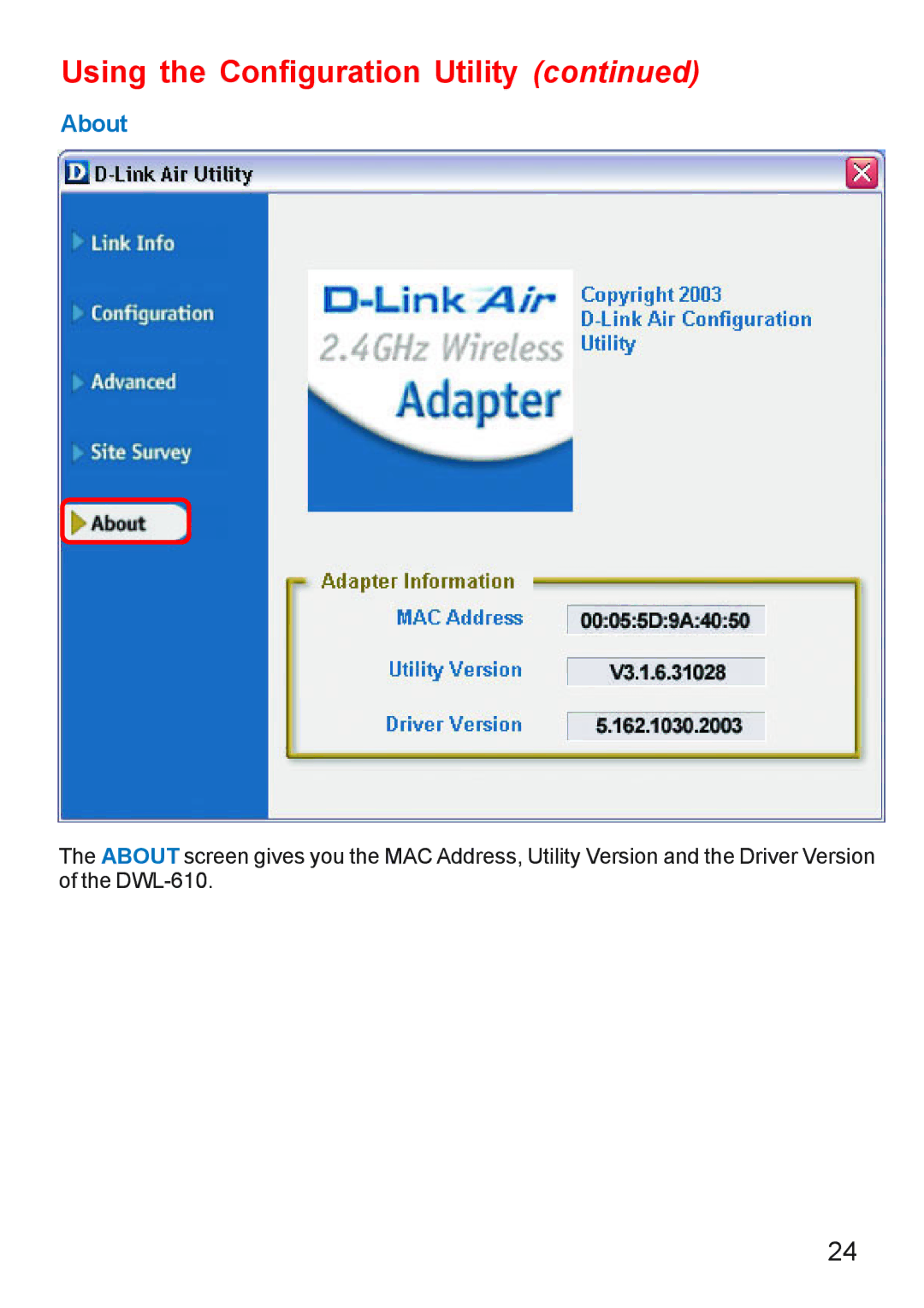 D-Link DWL-610 manual About 