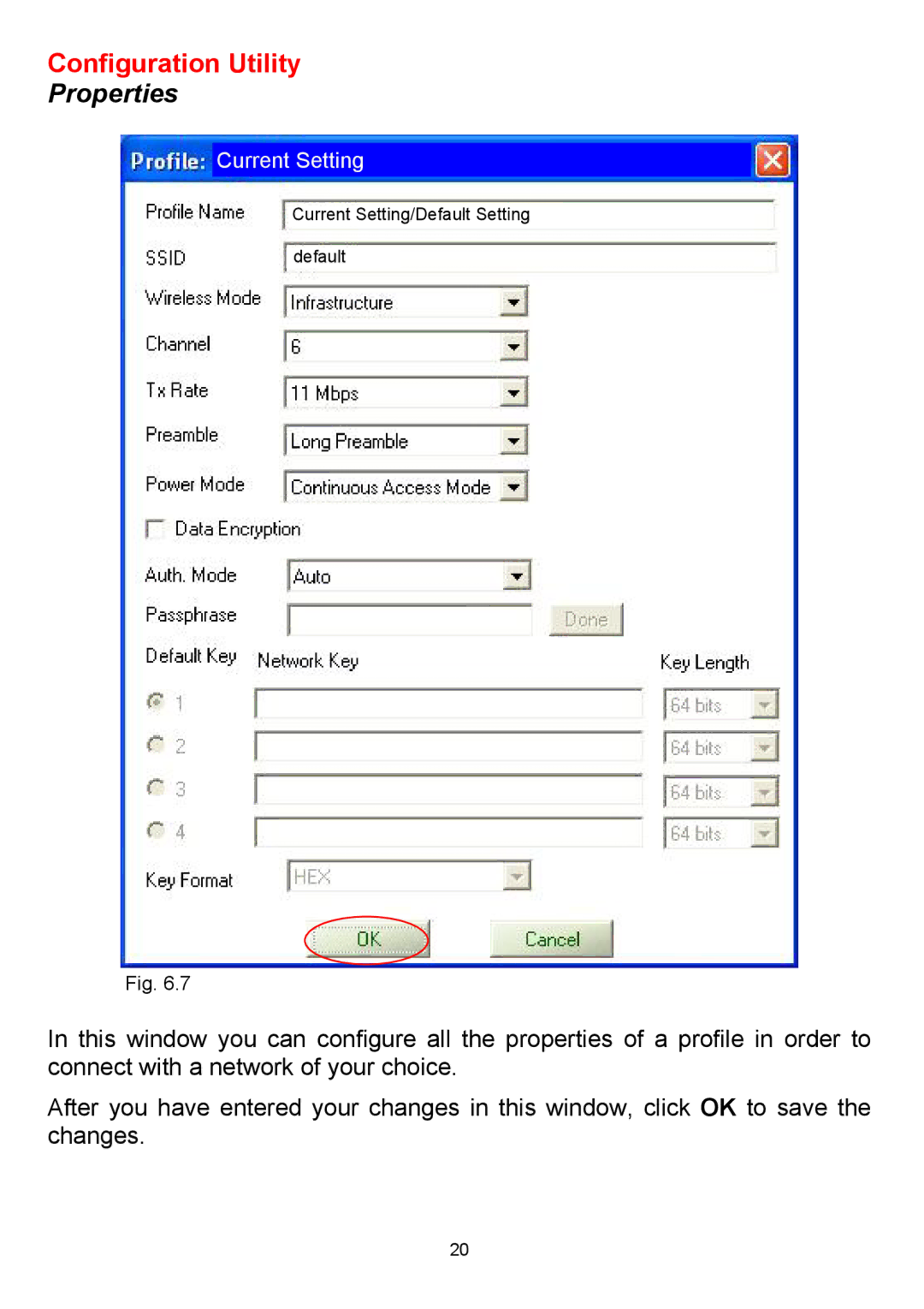 D-Link DWL-650+ manual Properties 