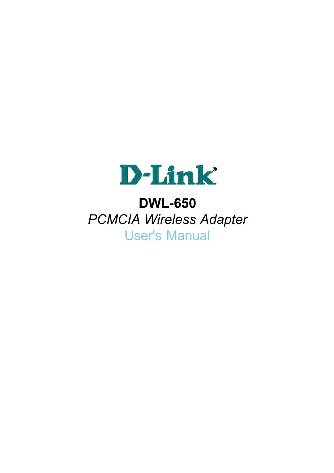 D-Link DWL-650 user manual 