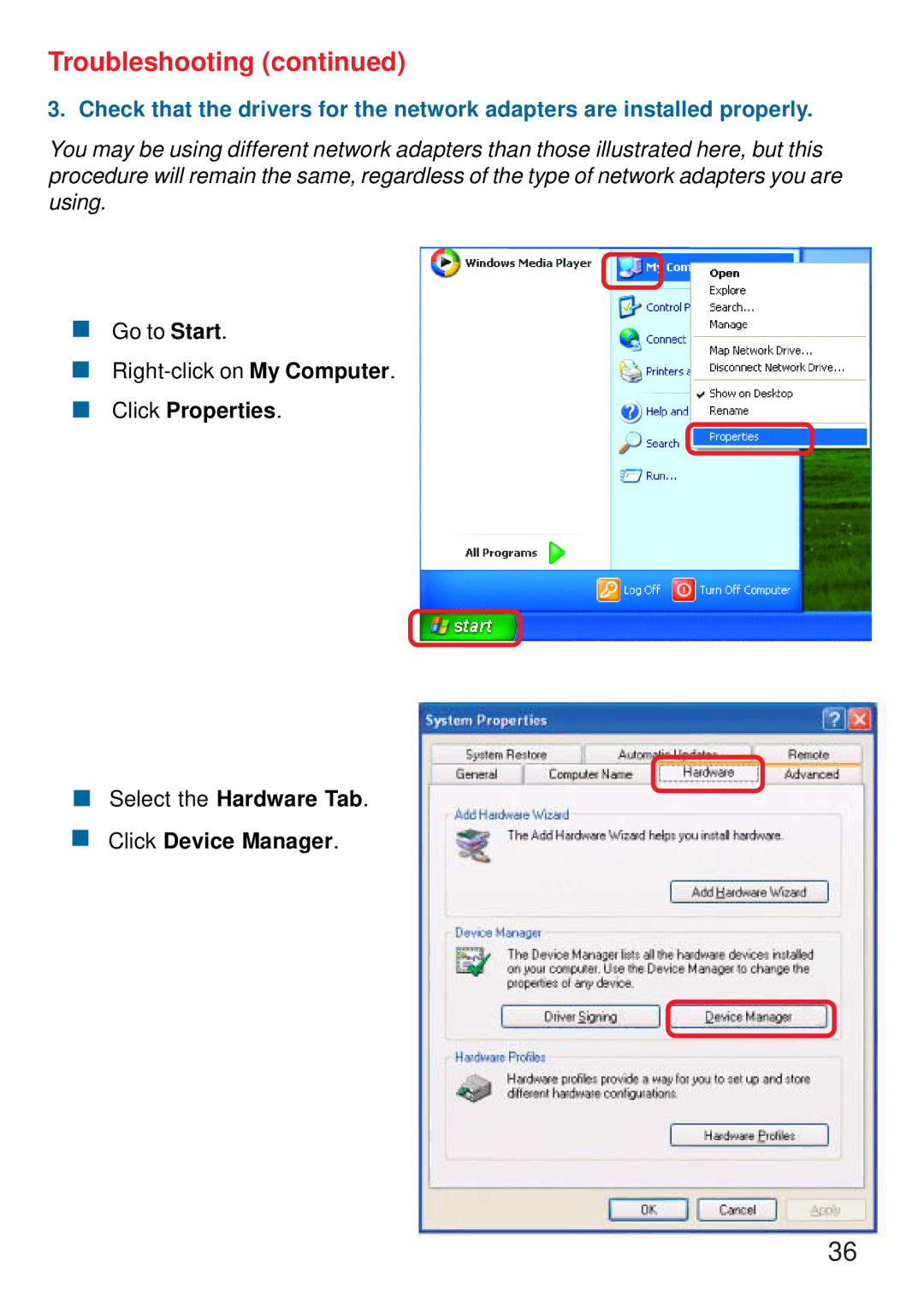 D-Link DWL-700AP manual Click Device Manager 