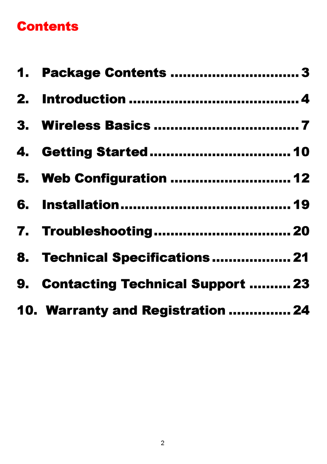 D-Link DWL-810 manual Contents 