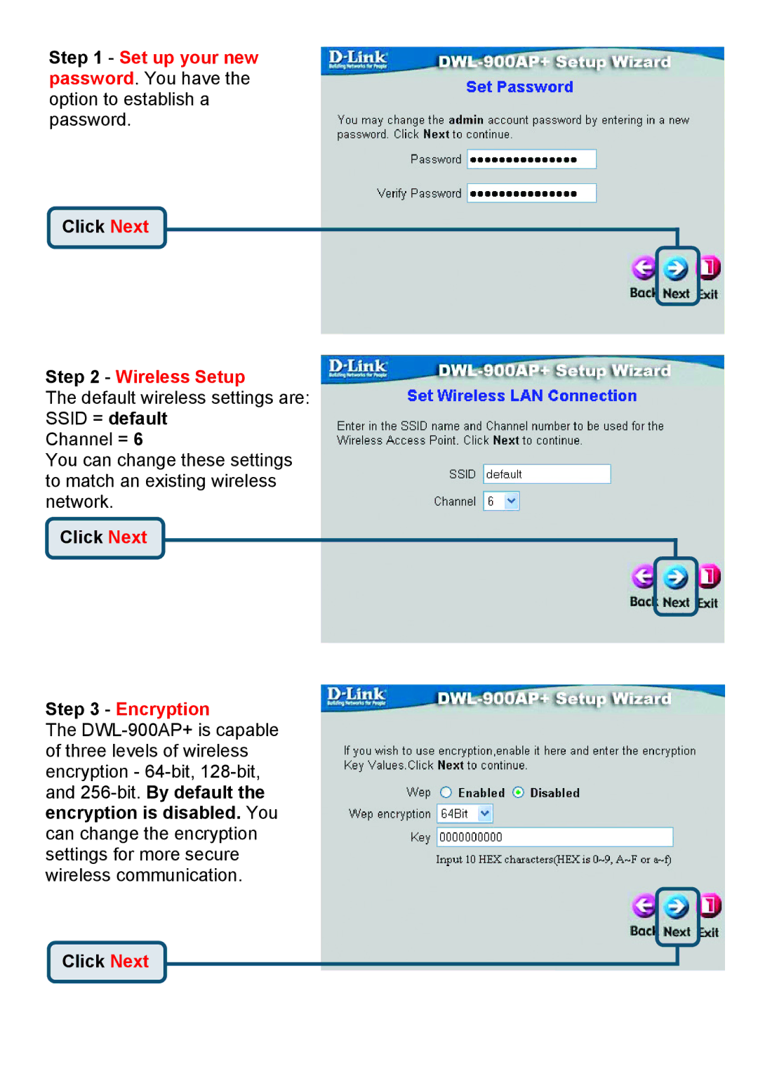 D-Link DWL-900AP specifications Wireless Setup 