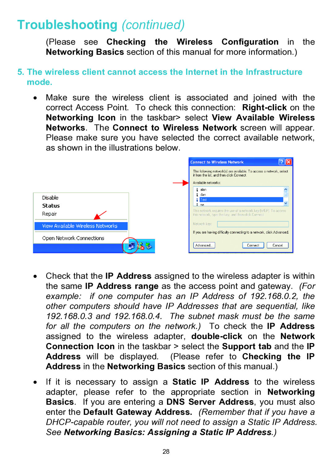 D-Link DWL-A520 manual Troubleshooting 