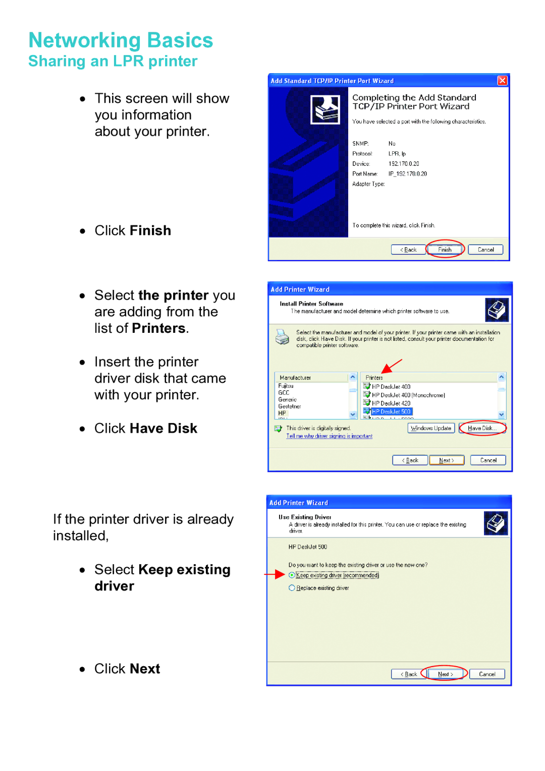 D-Link DWL-A520 manual Click Have Disk 