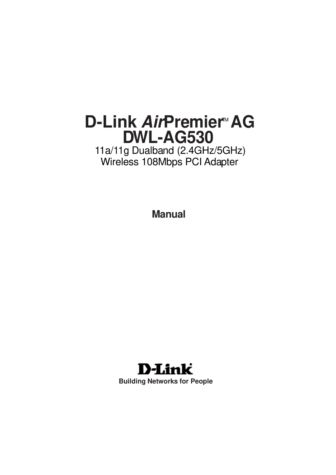 D-Link DWL-AG530 manual 