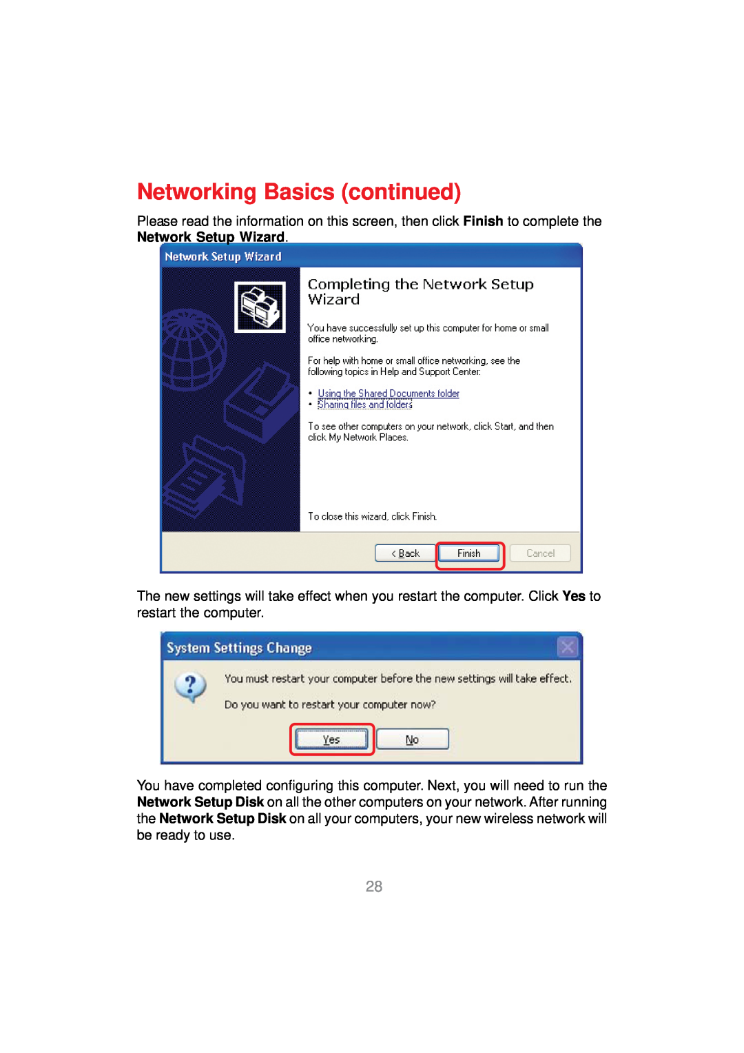 D-Link DWL-AG530 manual Networking Basics continued 
