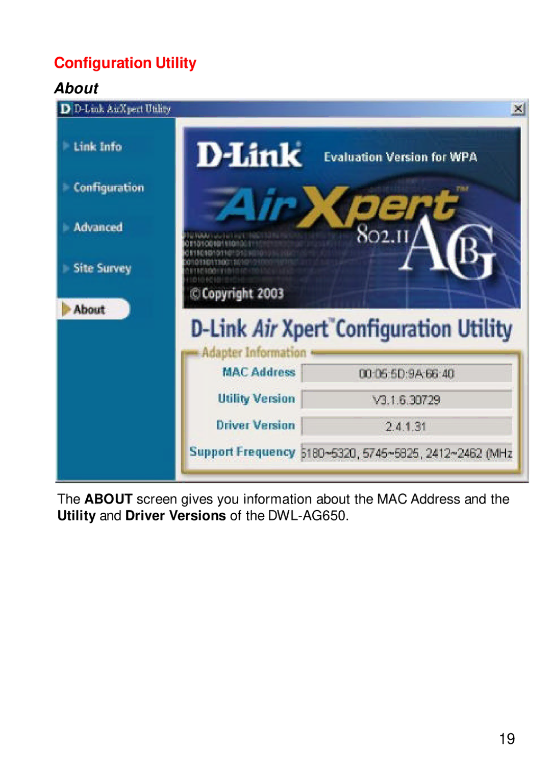 D-Link DWL-AG650 manual About 