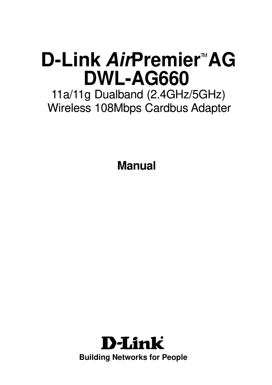 D-Link DWL-AG660 manual 