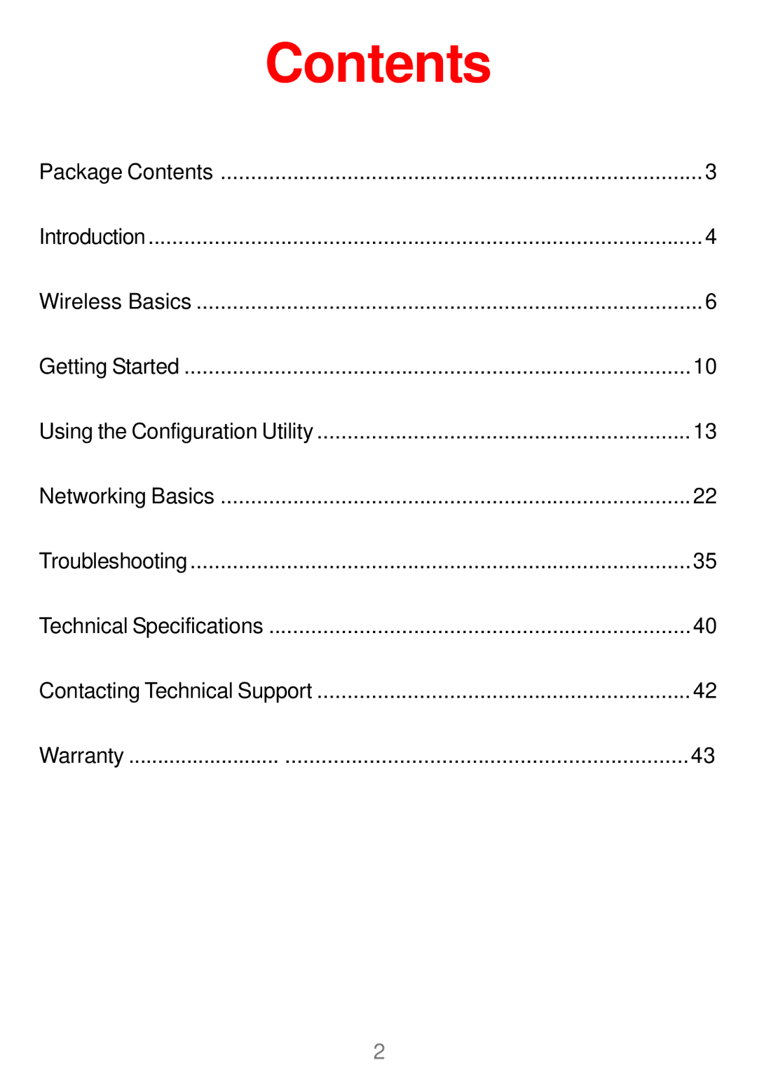 D-Link DWL-AG660 manual Contents 