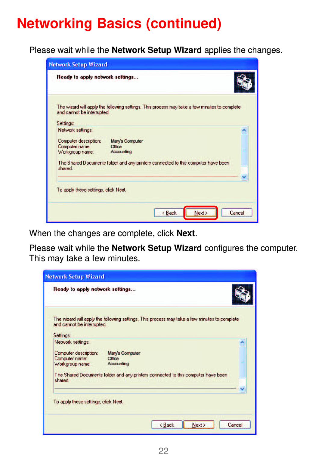 D-Link DWL-G120 manual Networking Basics 