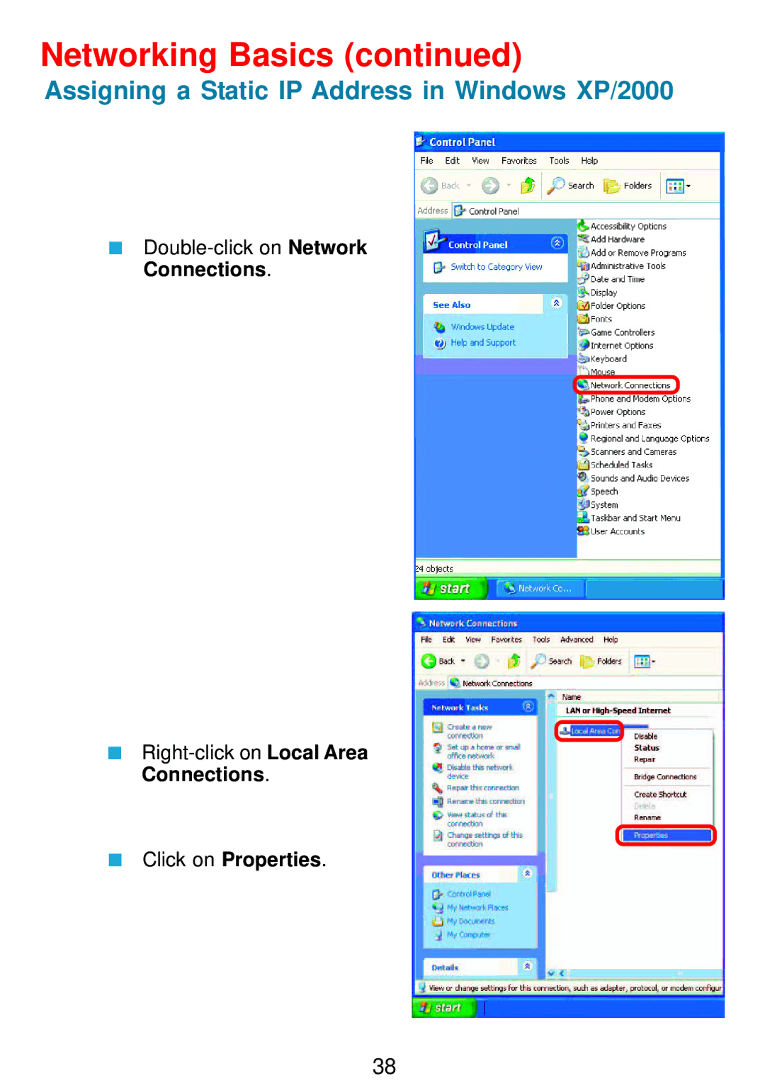 D-Link DWL-G132 manual Networking Basics 