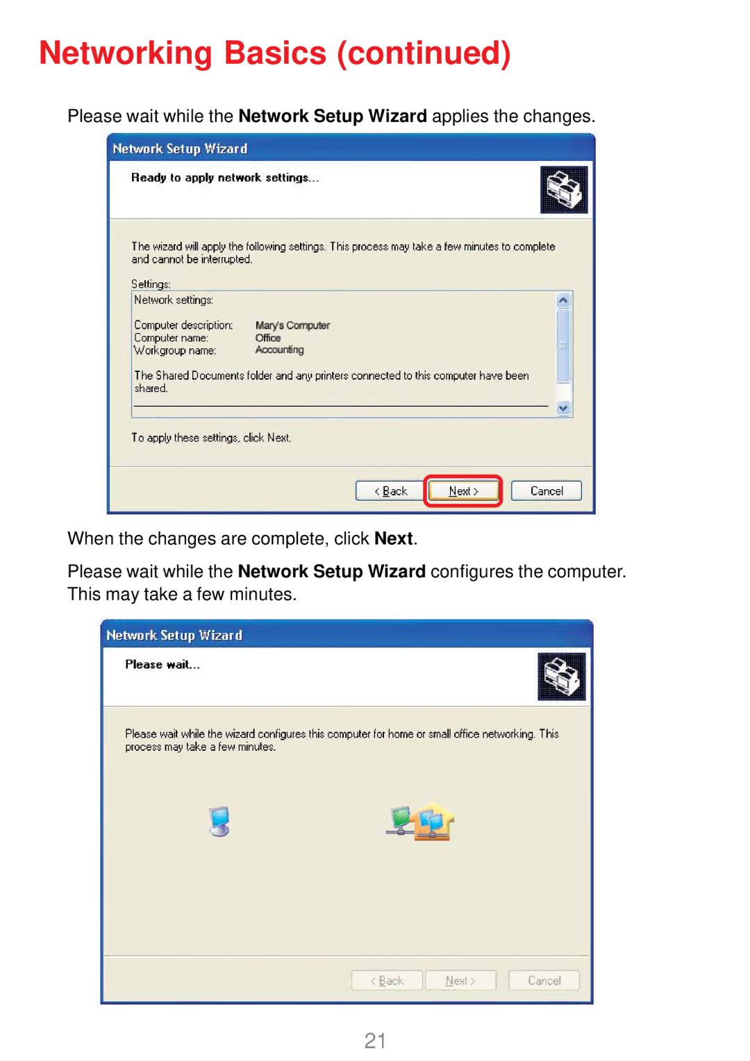 D-Link DWL-G510 manual Networking Basics 