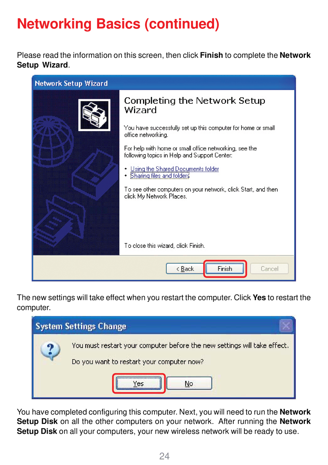 D-Link DWL-G510 manual Networking Basics 