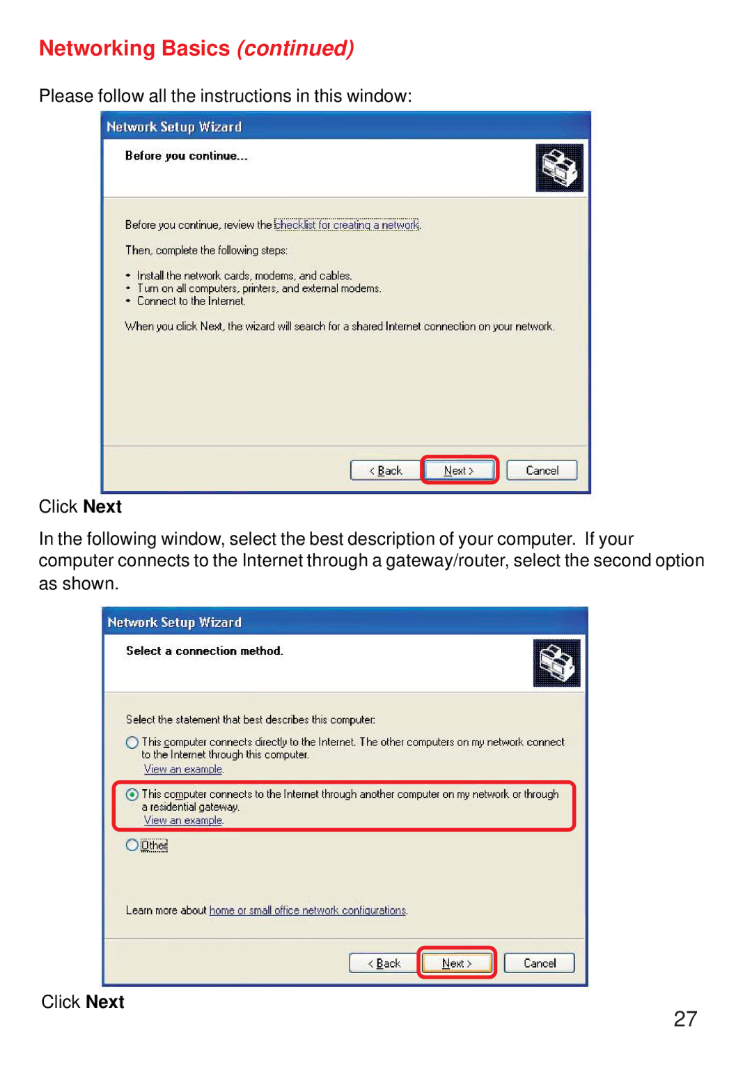 D-Link DWL-G520 manual Networking Basics 