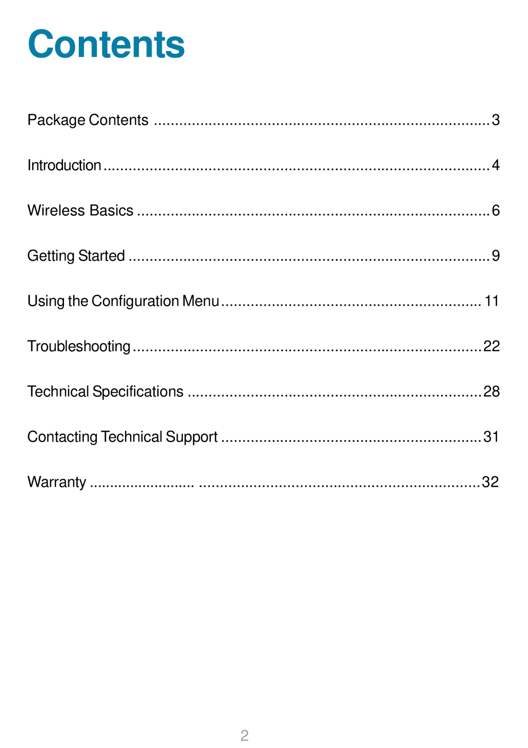 D-Link DWL-G820 manual Contents 