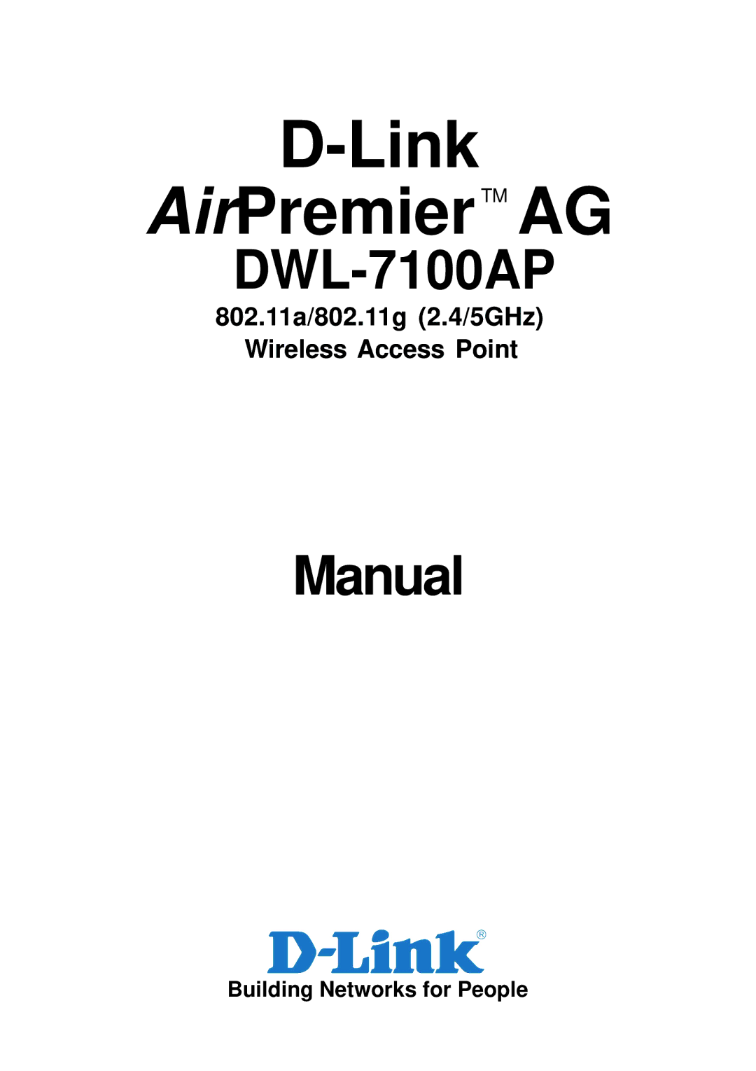 D-Link DWL_7100 manual Link AirPremierTM AG 