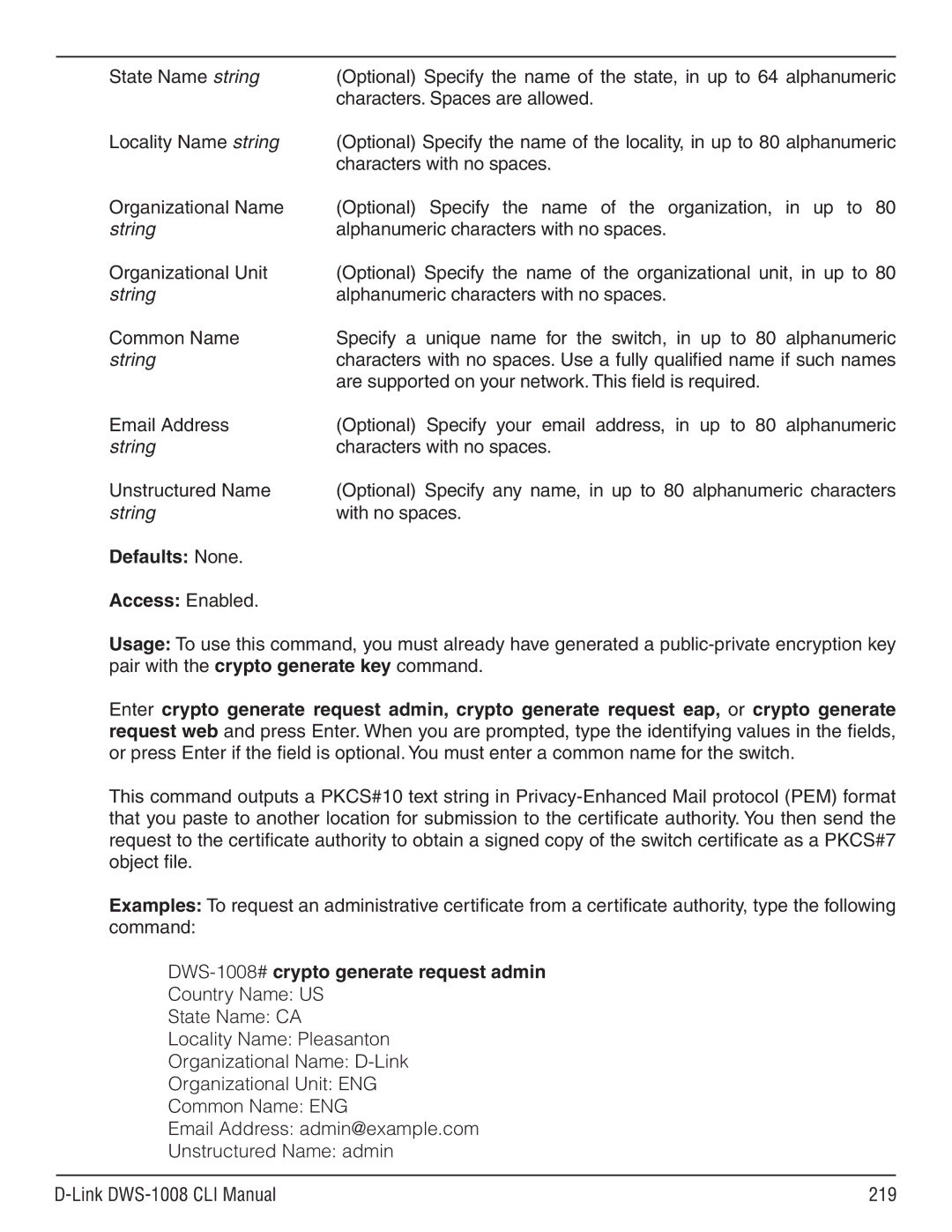 D-Link dws-1008 manual Alphanumeric characters with no spaces, Are supported on your network. This field is required 