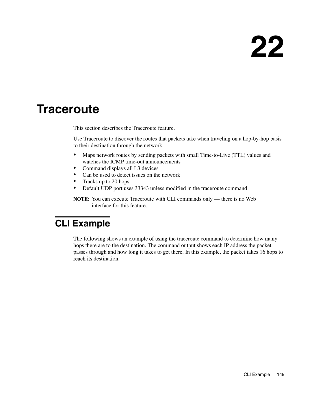 D-Link DWS-3000 manual Traceroute, CLI Example 