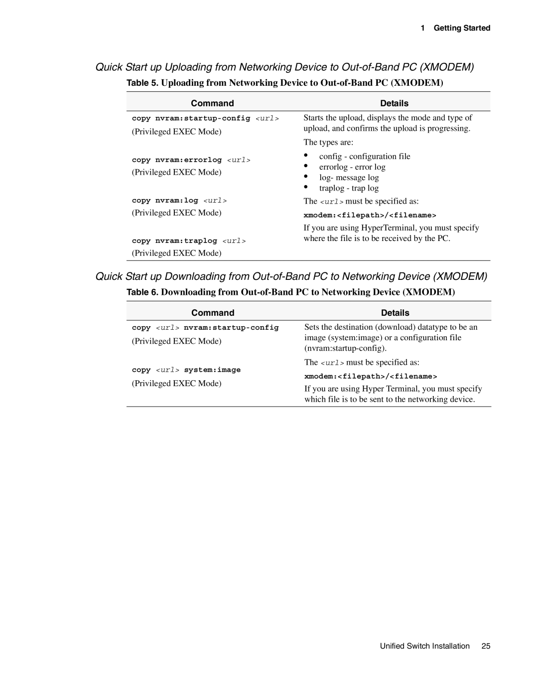 D-Link DWS-3000 manual Uploading from Networking Device to Out-of-Band PC Xmodem 