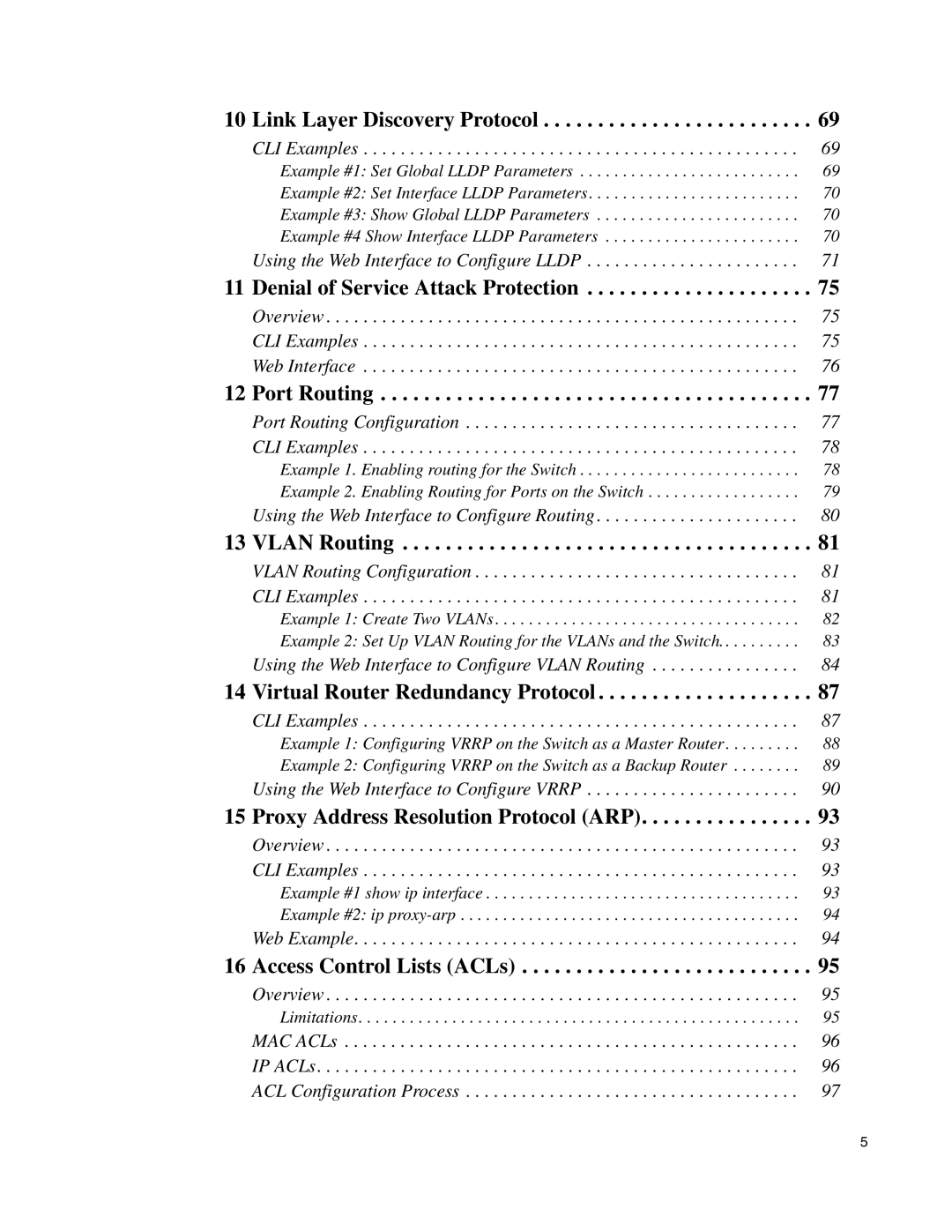 D-Link DWS-3000 manual Denial of Service Attack Protection 