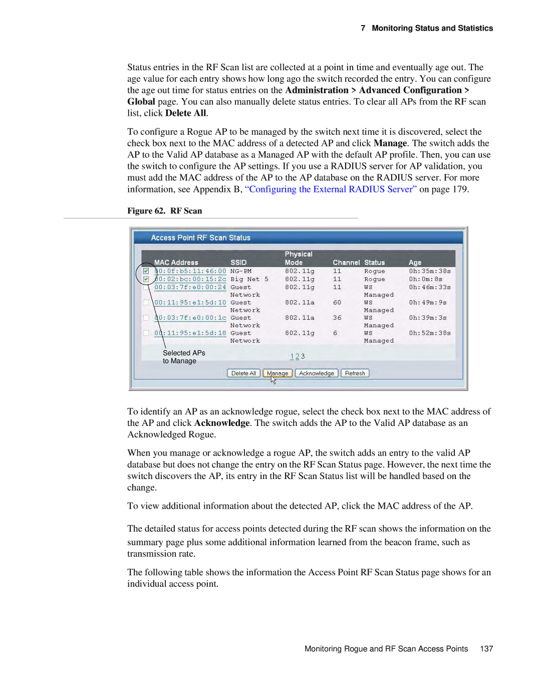 D-Link DWS 3000 user manual RF Scan 