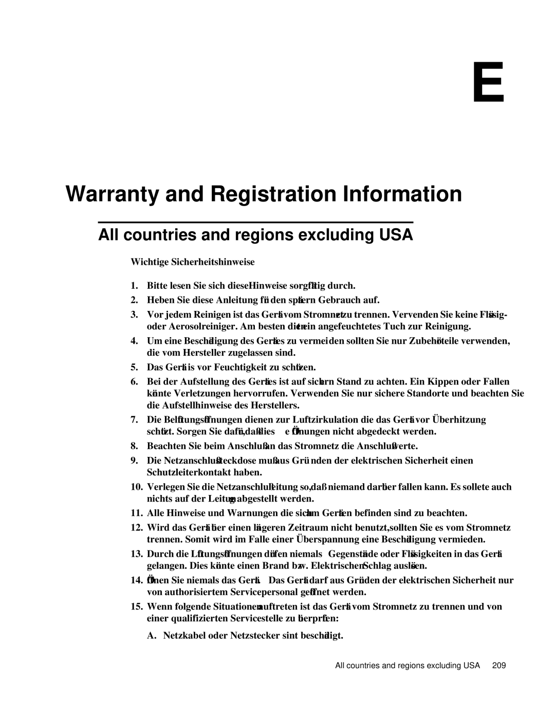 D-Link DWS 3000 user manual Warranty and Registration Information, All countries and regions excluding USA 