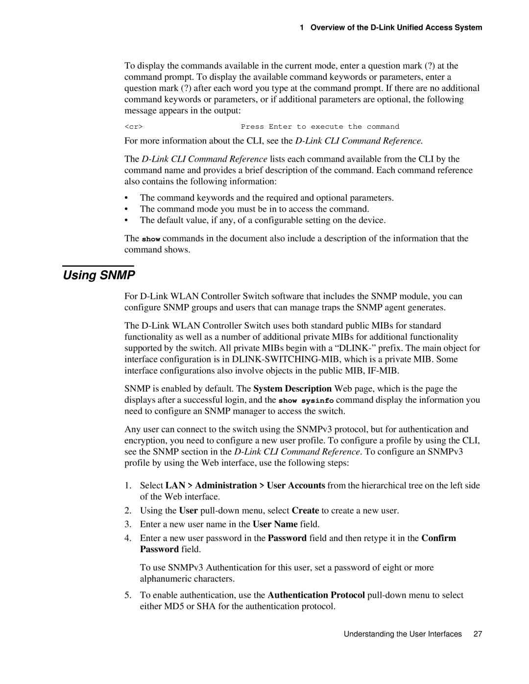 D-Link DWS 3000 user manual Using Snmp 