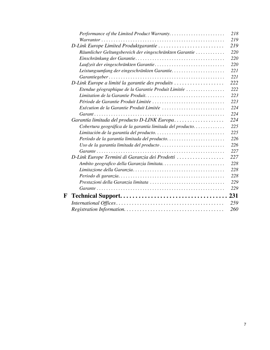 D-Link DWS 3000 user manual Technical Support 