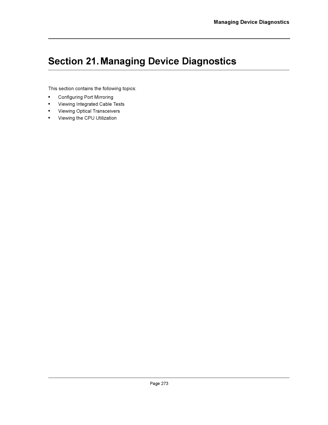 D-Link DWS/DXS-3200 manual Managing Device Diagnostics 