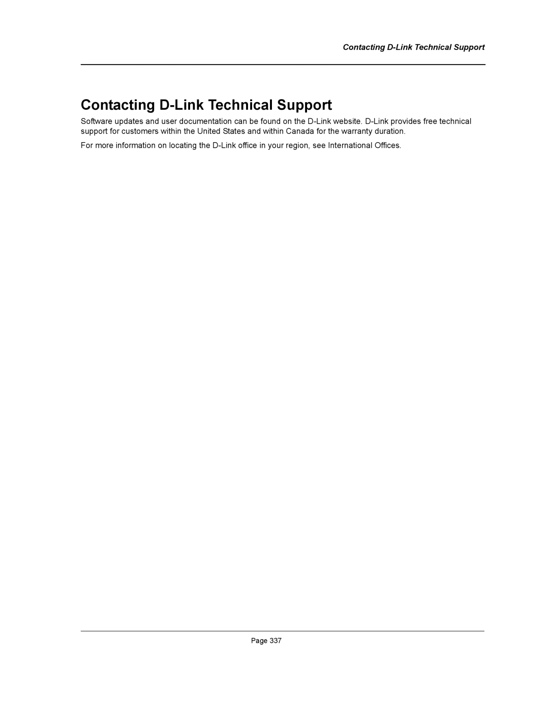 D-Link DWS/DXS-3200 manual Contacting D-Link Technical Support 