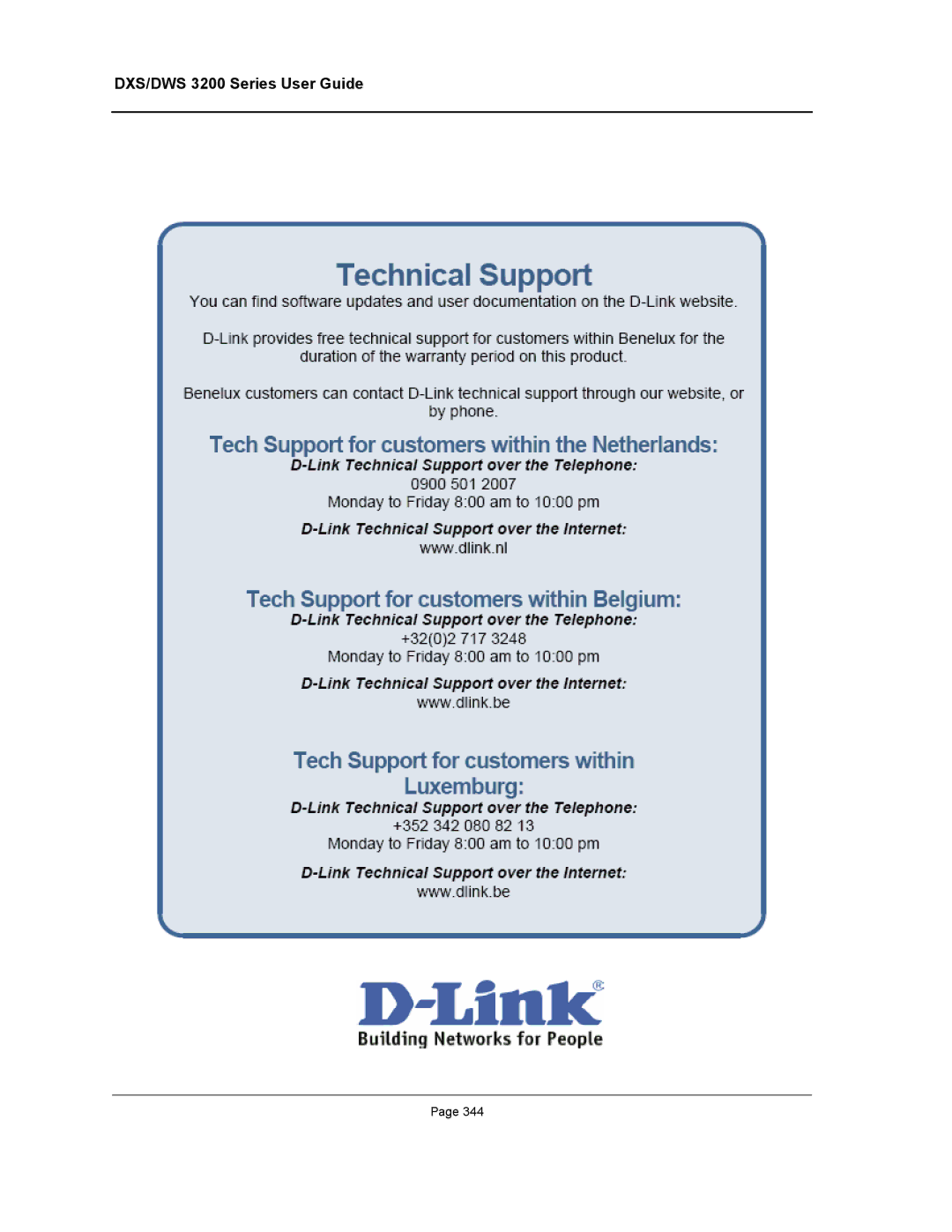 D-Link DWS/DXS-3200 manual DXS/DWS 3200 Series User Guide 