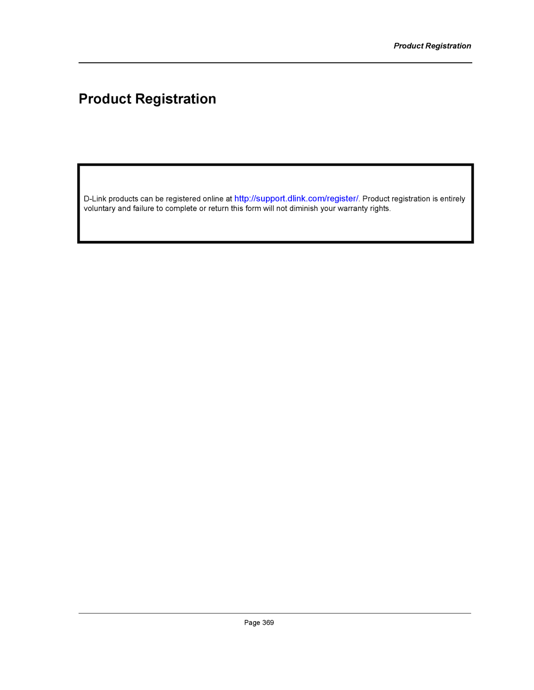 D-Link DWS/DXS-3200 manual Product Registration 