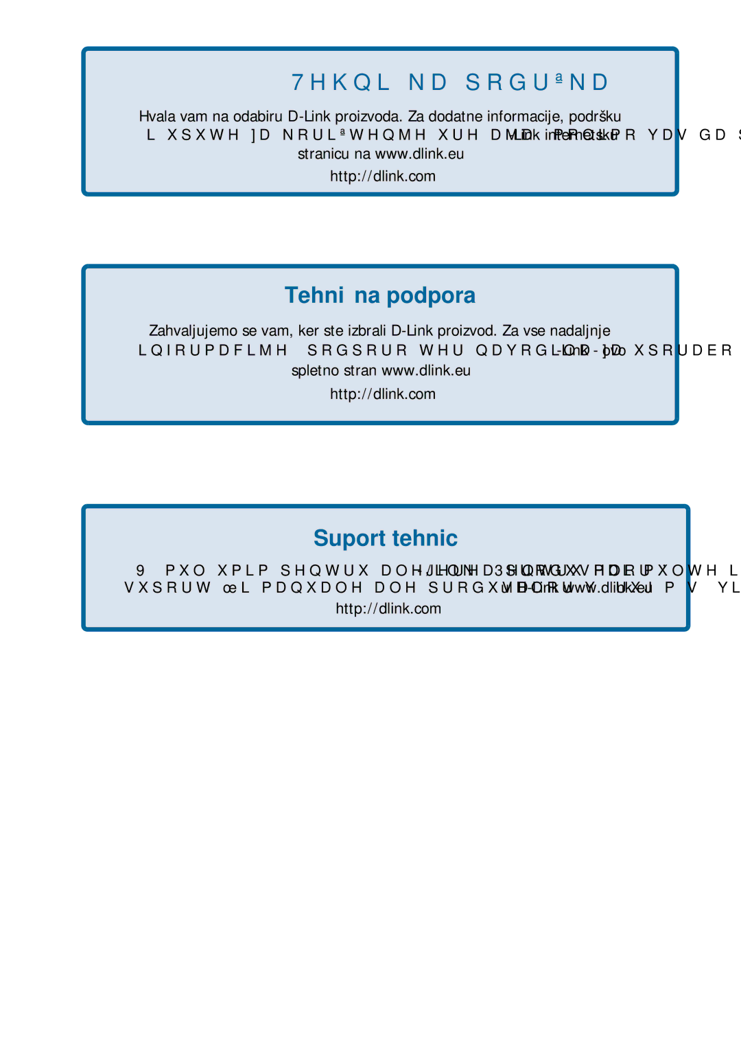 D-Link ethernet managed switch manual Suport tehnic 