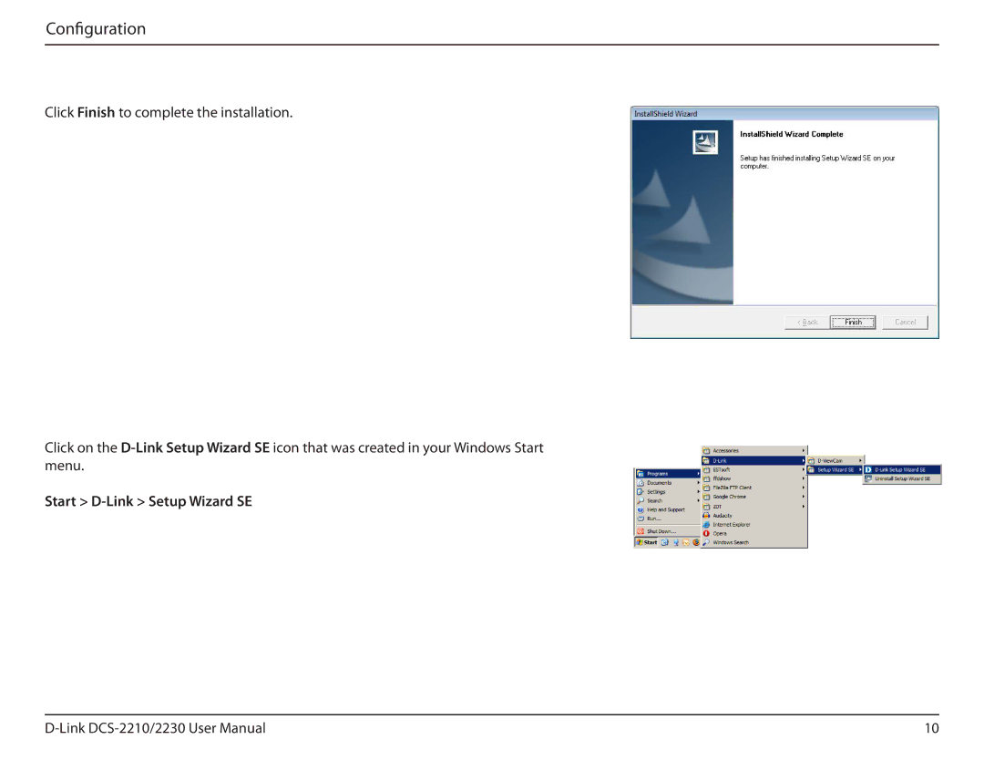 D-Link full hd poe wireless n cube network camera manual Start D-Link Setup Wizard SE 