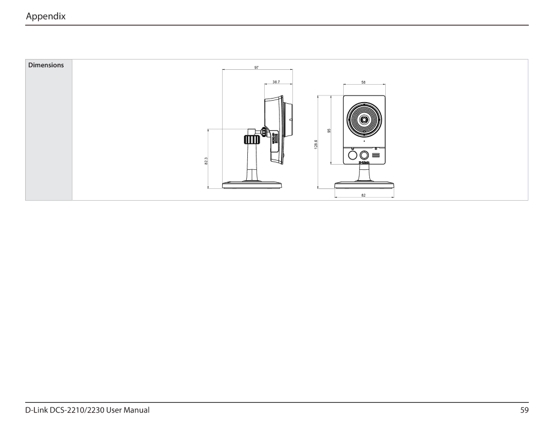 D-Link full hd poe wireless n cube network camera manual Appendix 