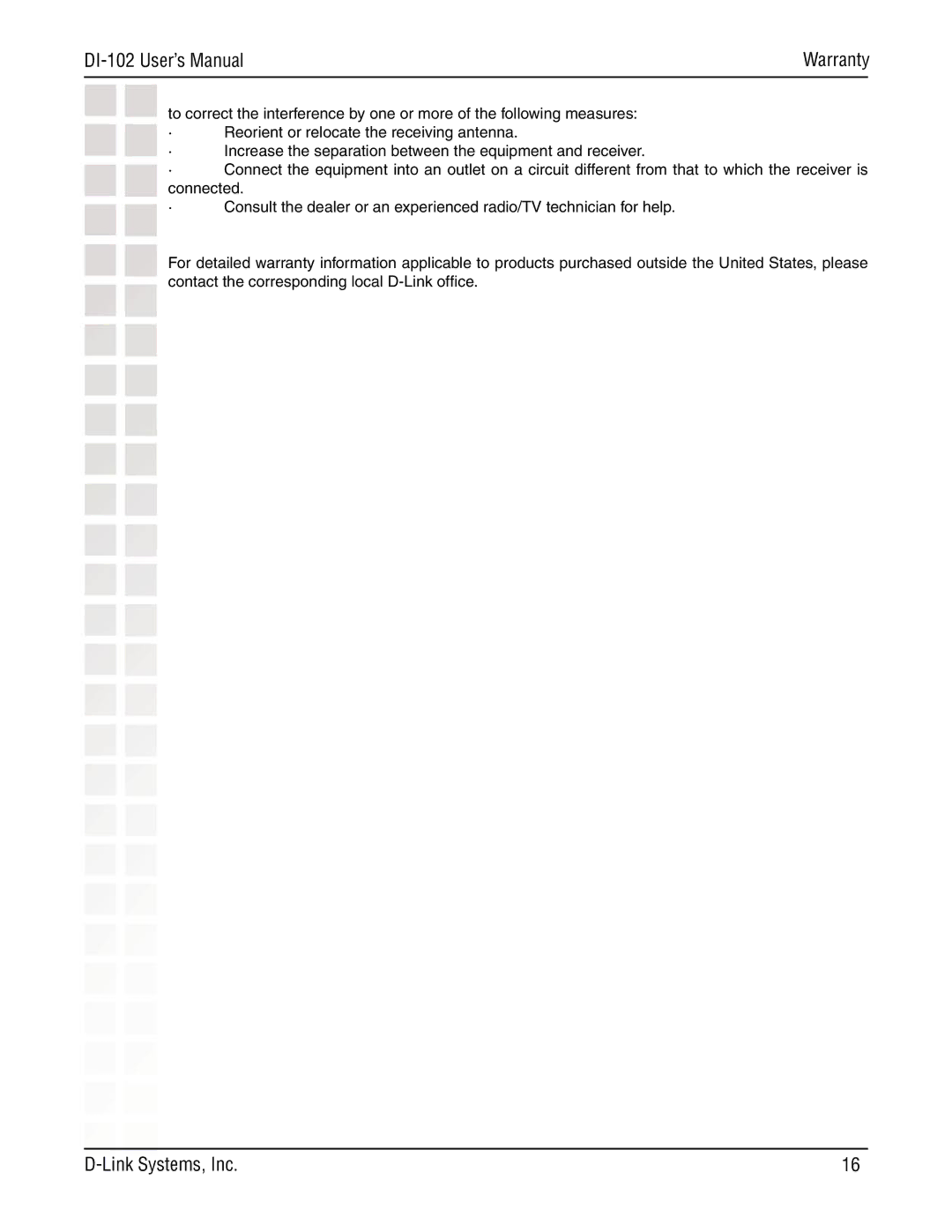 D-Link Internet/VoIP Accelerator manual DI-102 User’s Manual 