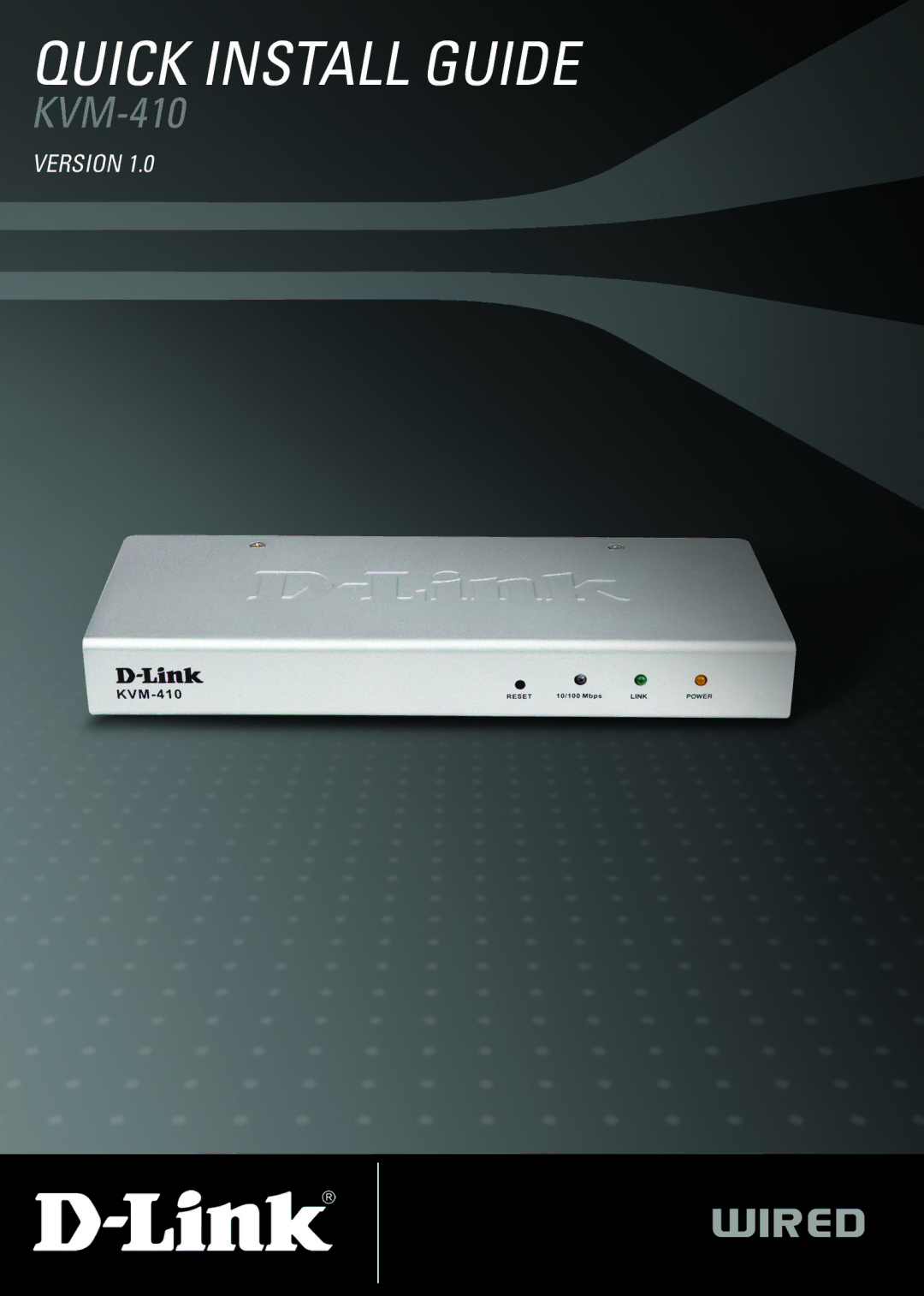 D-Link KVM-410 manual 