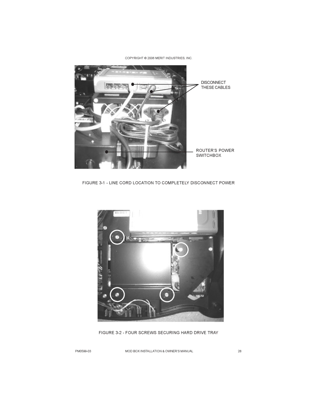 D-Link PM0599-03 owner manual Line Cord Location to Completely Disconnect Power 