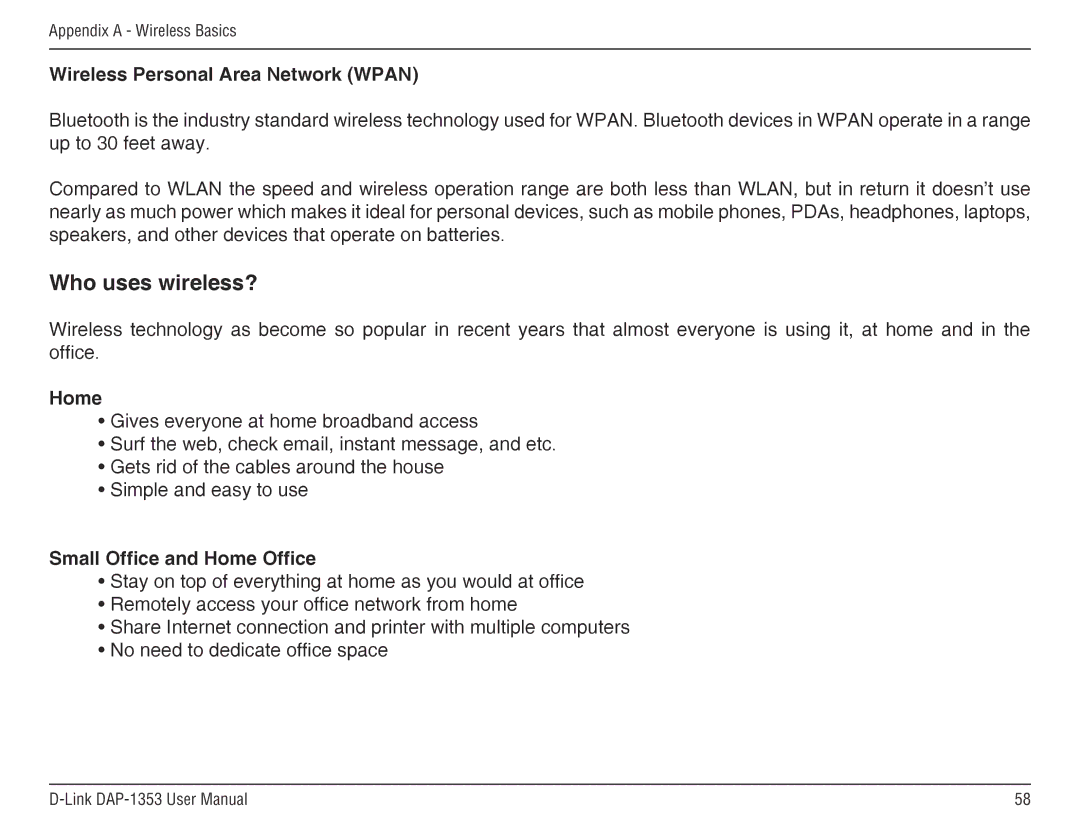 D-Link DAP-1353, RangeBooster N 650 Access Point Wireless Personal Area Network Wpan, Small Office and Home Office 