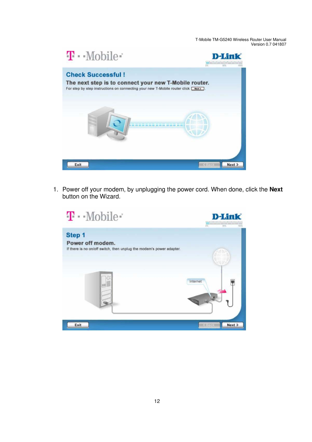 D-Link TM-G5240 user manual Version 0.7 