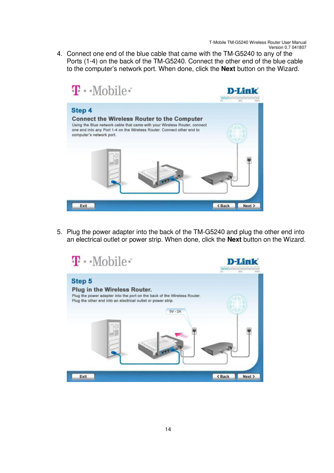 D-Link TM-G5240 user manual Version 0.7 