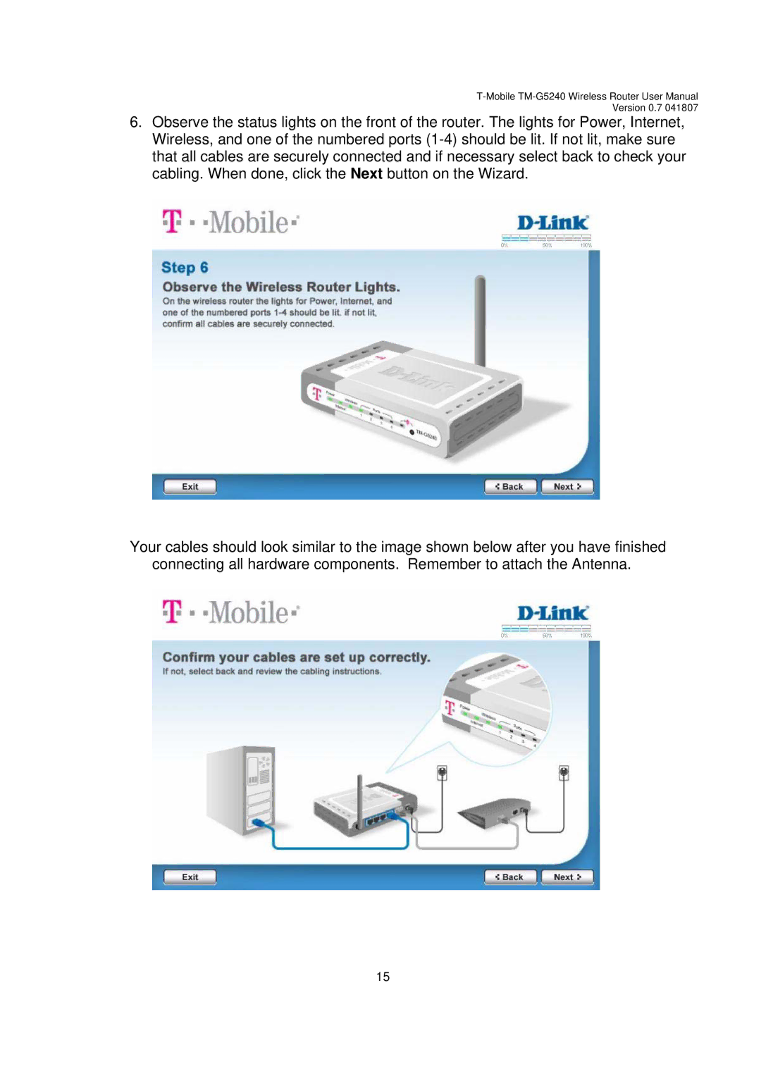 D-Link TM-G5240 user manual Version 0.7 