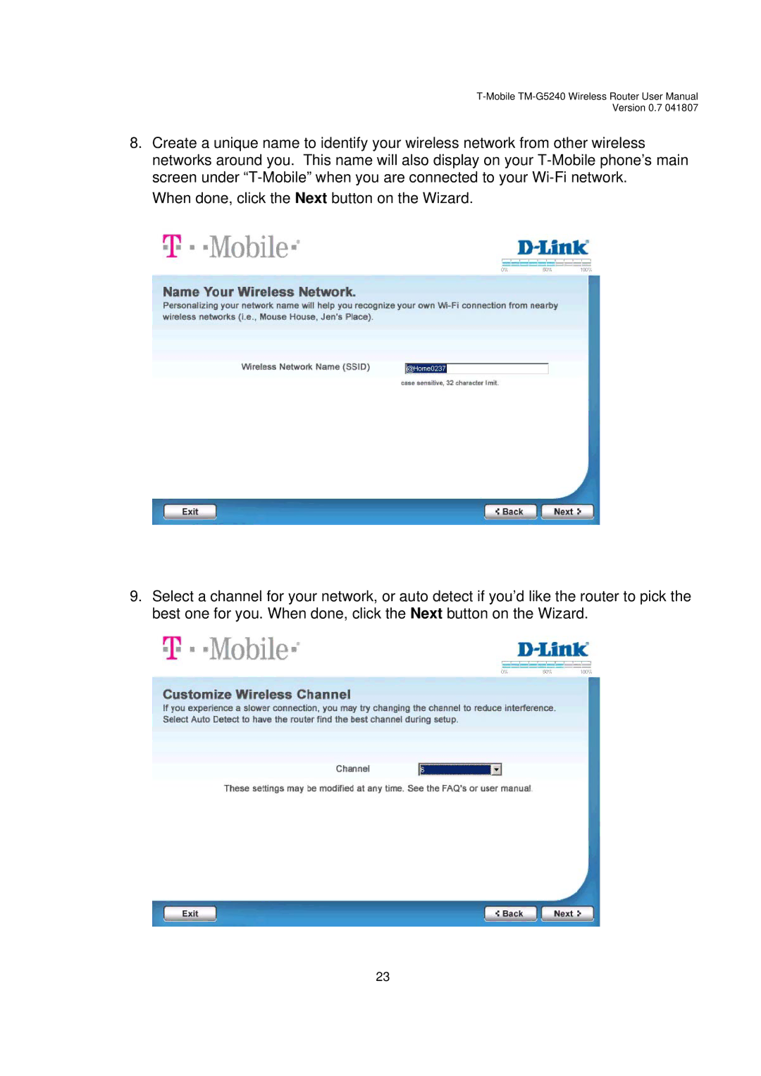 D-Link TM-G5240 user manual Version 0.7 