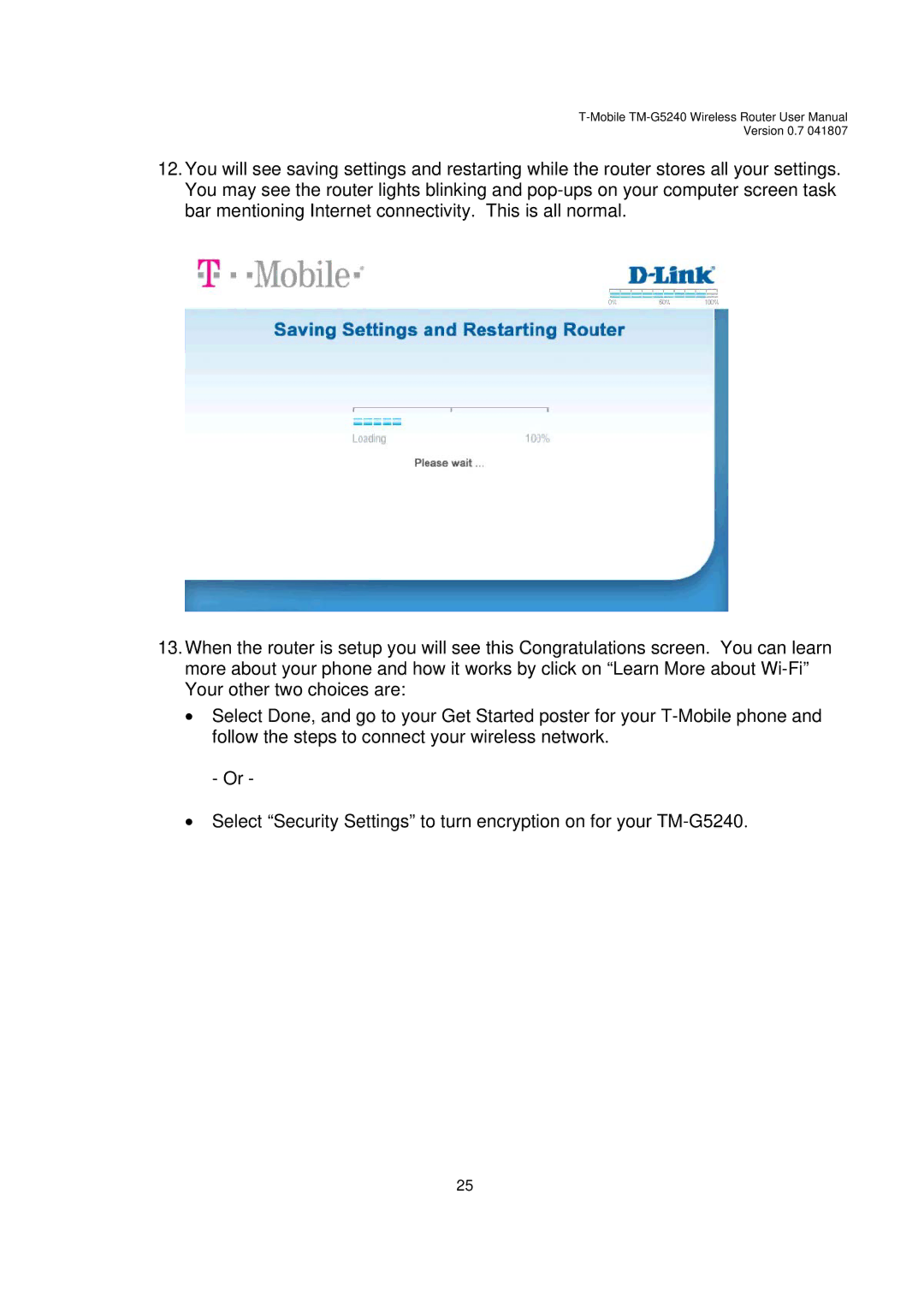 D-Link TM-G5240 user manual Version 0.7 