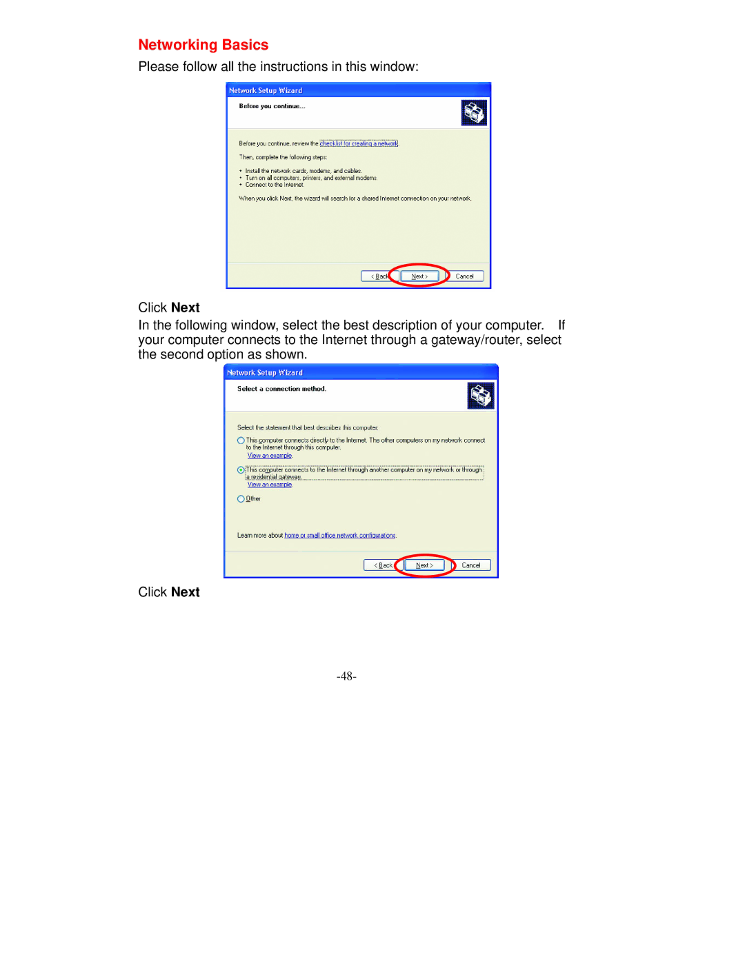 D-Link VDI-604 manual Networking Basics 