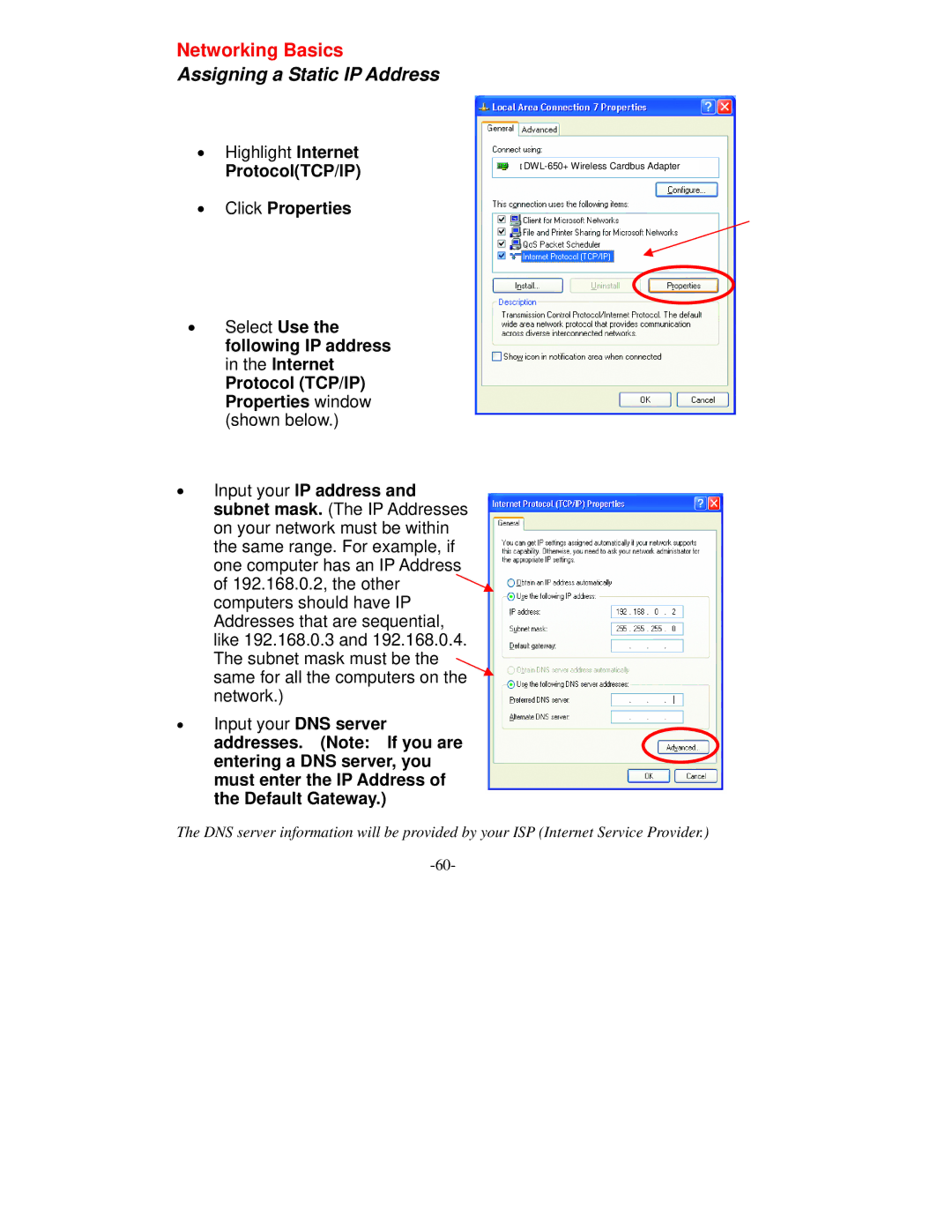 D-Link VDI-604 manual Highlight Internet 