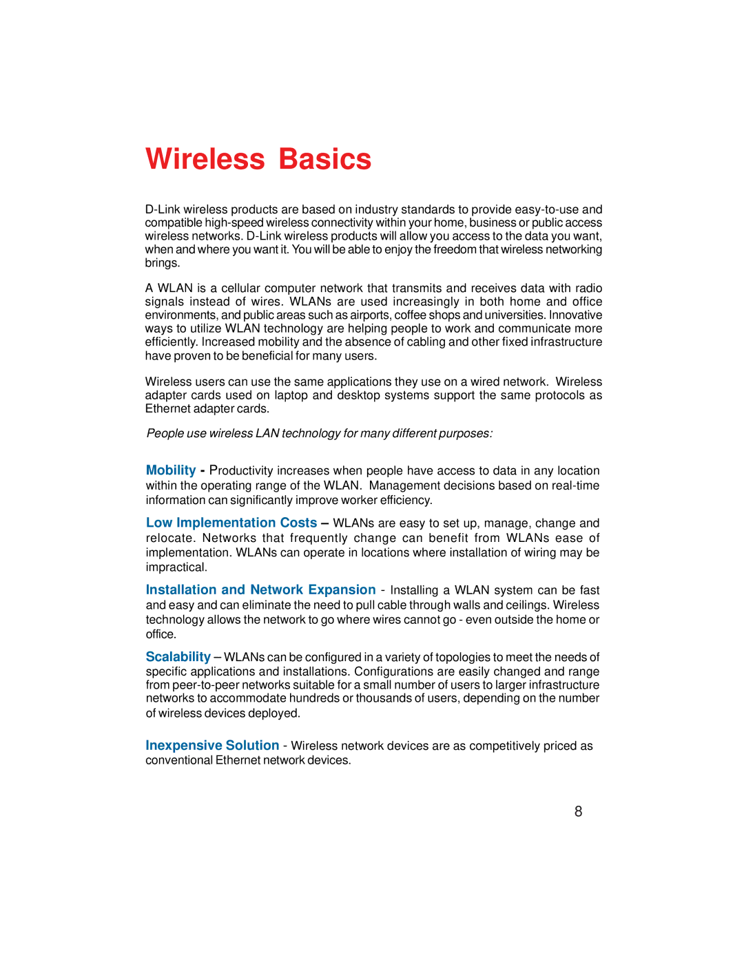 D-Link VDI-624 manual Wireless Basics 